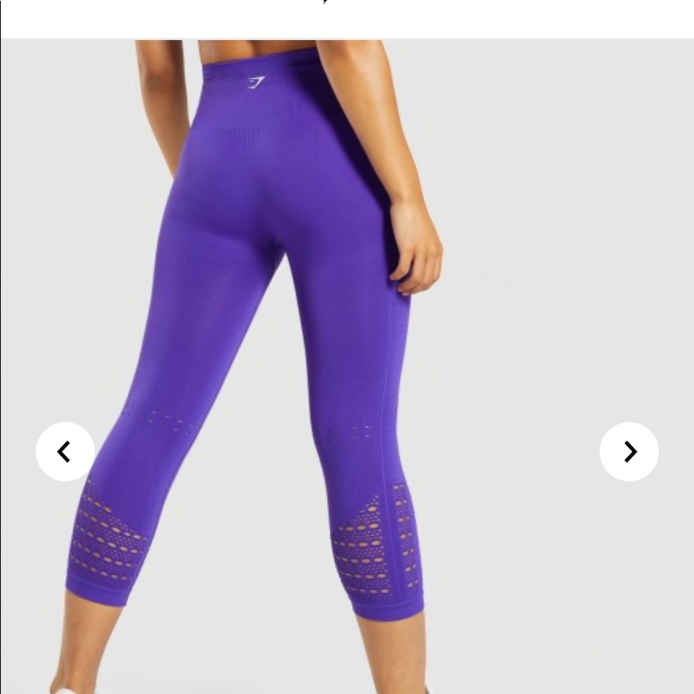 Gymshark- ENERGY+SEAMLESS CROPPED LEGGING